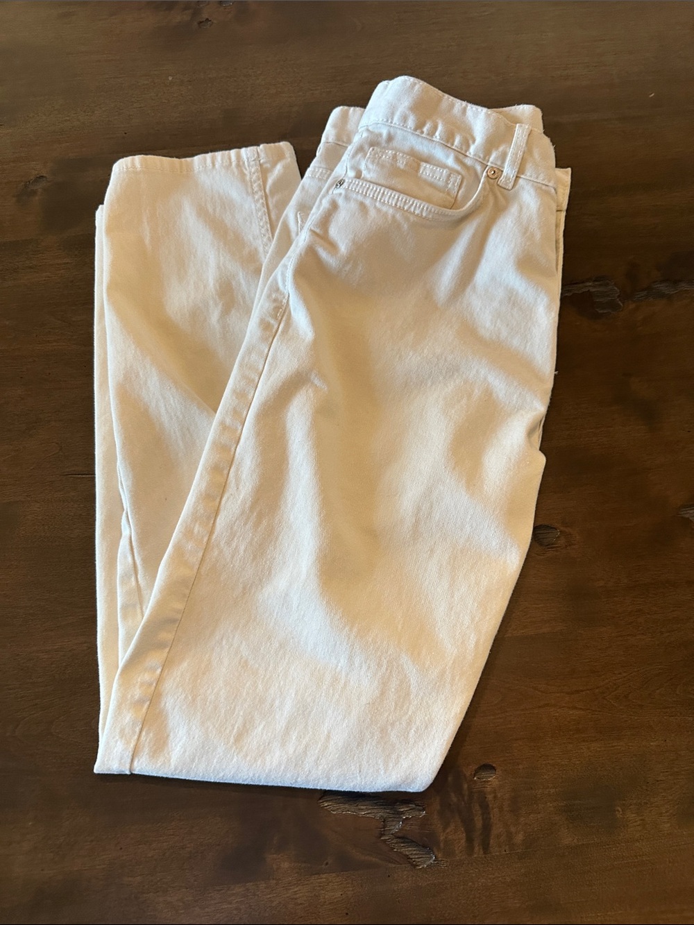 H&M Slim Fit Pants in Light Beige Size 31/32